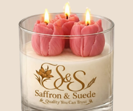 Premium Rose Candle